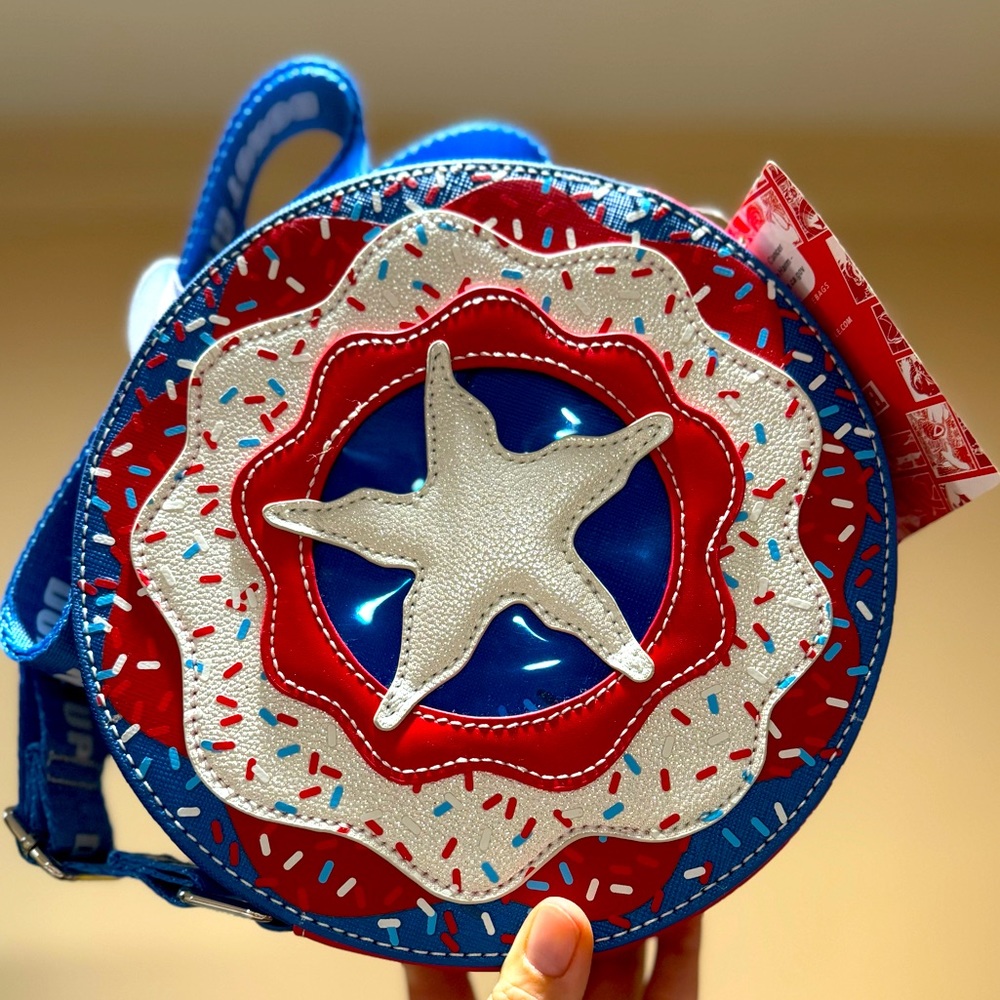 Marvel Captain America Donut Purse NWT